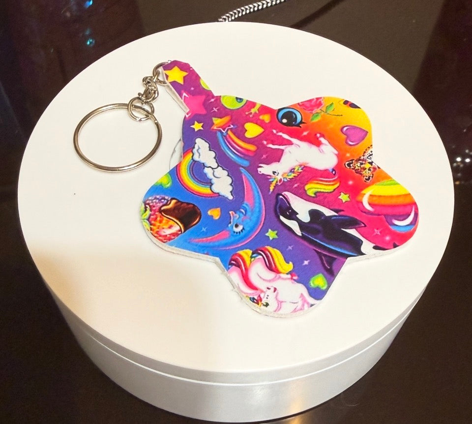 80s Rainbow Dream Star Keychain 🌈🦄
