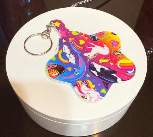 80s Rainbow Dream Star Keychain 🌈🦄
