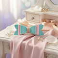 Custom Hair Bow with Glitter and Rhinestones