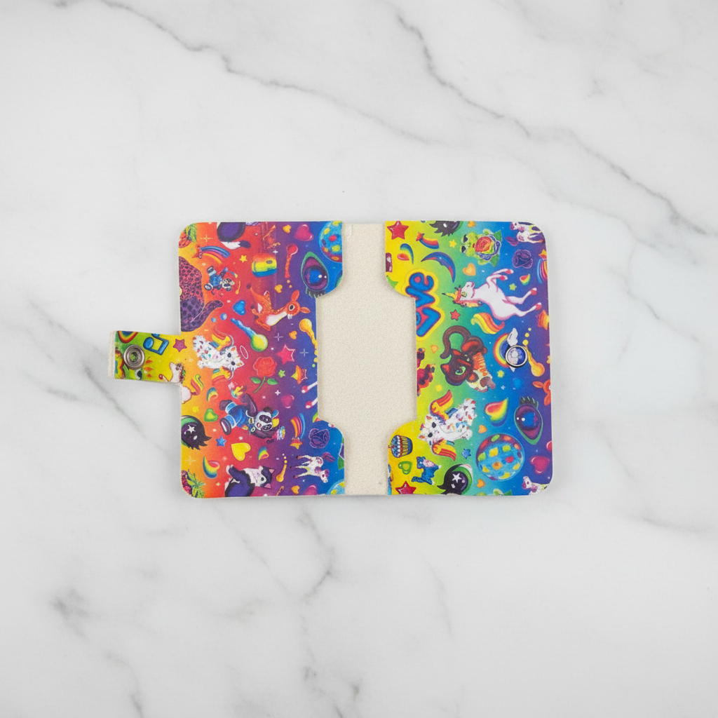 Lisa Frank Wallet Interior - Clean Background