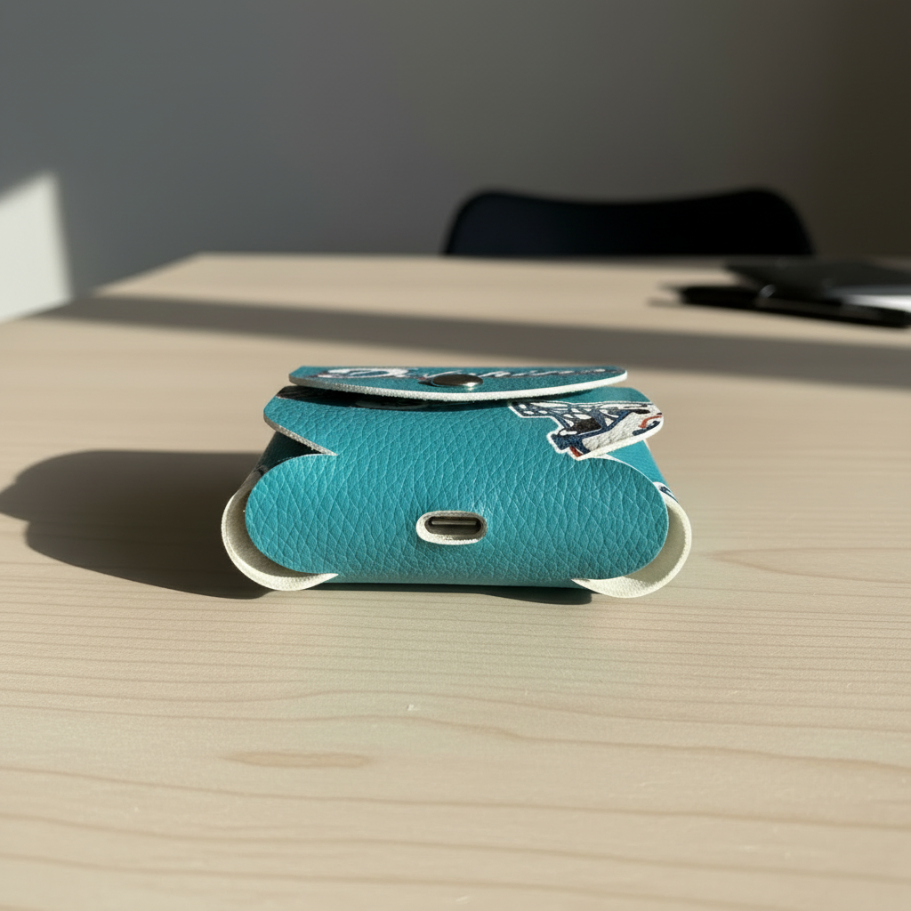 Miami Dolphins Pouch Charging Port View